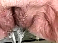 Nasty granny MariaOld pissing after teasing and play with pussy