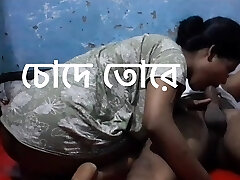 Bangla boyfriend fucky-fucky bog cock with Bangladeshi bhabi