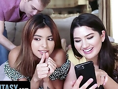 FreeUse Fantasy - Wild Brother-in-law Fucks His Stepsister's Best Friend Hazel Heart In Front Of Her