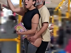 Young slut schoolgirl gets fucked by an older guy right on the bus in public Young slut schoolgirl gets fucked by an older guy right on the bus in public