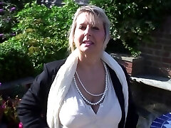 Big natural British mature tits are awesome outdoors Big natural British mature tits are awesome outdoors