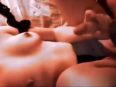 Small tits wife gets a big dick inwards and creampie