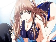 Anime Porn cutie in swimsuit gives tittyfuck Anime Porn cutie in swimsuit gives tittyfuck