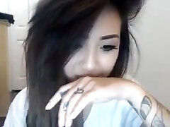 Korean girl webcam flash