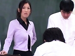 Japanese Teacher degraded and Jizz covered by her Students Japanese Teacher degraded and Jizz covered by her Students