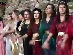 Kurdish dance of fantastic Kurdish women in Kurdish clothes Kurdish dance of fantastic Kurdish women in Kurdish clothes