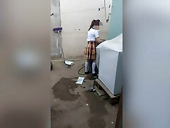 I find my stepdaughter home alone washing her panties, deviant stepdad