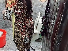 Indian Wife Ravaged In Bathroom By Her Proprietor With Clear Hindi Audio Dirty Talk