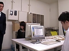 Quickie fucking in the office with a small breasts Asian secretary Quickie fucking in the office with a small breasts Asian secretary