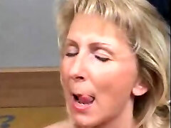 Mom loves to blow and drink