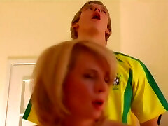 Beautiful cougar fucks with a junior Beautiful cougar fucks with a junior