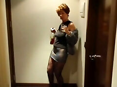 Buzzed MILF Drunk Slutty British Granny 