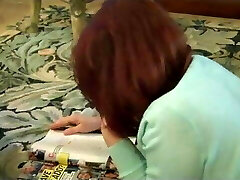 Mom gives sonnie a hot footjob while reading Mom gives sonnie a hot footjob while reading