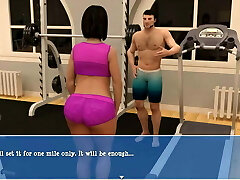 Lily Of The Valley: Hot Cuckold MILF And Muscular Fellow In The Gym - Ep44