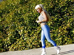 After the morning fitness workout we fucked