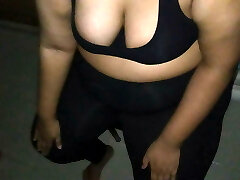Priya madam workout - big big breasts
