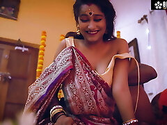 Cheating Freshly Married wife with Her Boy Friend Hardcore Fuck in front of Her Husband ( Hindi Audio )