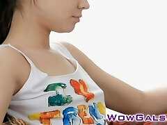 Sensual babe Momoko likes to sense hot cum in her cootchie