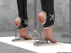 Extreme Metal Heel 3D Sadism & Masochism Animation