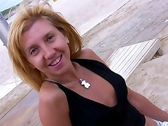 Public pick up of a lovely mature milf and anal fucking for the very first time