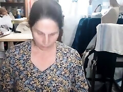 Brunette russian mature amateur cougar hidden webcam voyeur