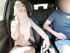 My Muslim Hijab Wife's First Dogging in Public. French tourist almost ripped her arab cunt apart.