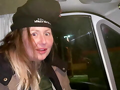Cracky offered a lift and concludes up getting Her pussy out