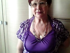 Granny Angela's big backside. She can't take it up the ass.