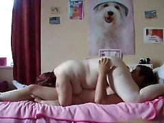 Flamboyant mature BBW gets her pussy pulverized doggy style