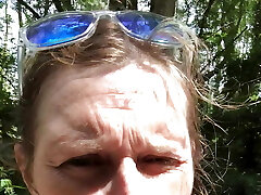 The best aroma in the world! Sniffing my fingers as I walk commando in a short dress through the woods