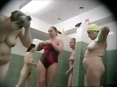 group showering mothers on spy web cam