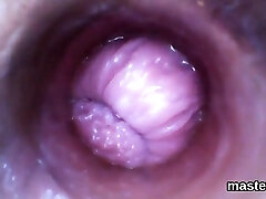 Wacky czech cutie opens up her narrow honey pot to the pecul Wacky czech cutie opens up her narrow honey pot to the pecul