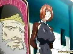 Pregnant hentai with bigboobs brutally banged by monster