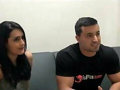 to pierwszy raz, gdy ogląda, jak jego żona jest shafted!