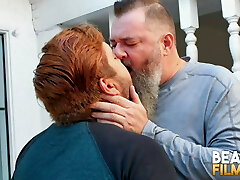 BEARFILMS Fat Bear Tony Marks Sucked By Faggot Alezgi Cage 