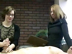 Nerd girl in jack-test