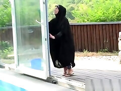 मुस्लिम हिजाब माँ के साथ सेक्स