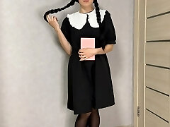 Wednesday Addams first fucky-fucky with her friend