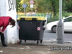 Look at the weird spots to urinate these femmes found