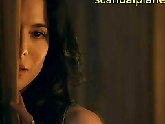 Lucy Lawless & Jaime Murray Threesome Lovemaking In Spartacus Serie