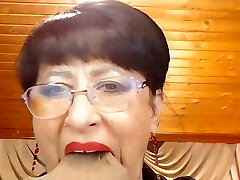 POV slurping nylon hand