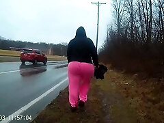 Cougar IN PINK SWEATS
