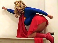 Saggy huge boobs and glorious fat ass of my Supergirl