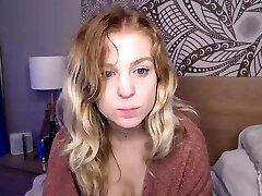 Blonde teenage Sierras first erotic masturbation video