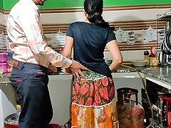 Indian Maid Smashed By Owner, Desi Maid Fucked In The Kitchen , Clear Hindi Audio Hookup