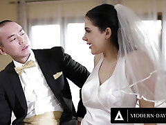 MODERN-DAY SINS - Groomsman ASSFUCKS Italian Bride Valentina Nappi On Wedding Day + REMOTE Ass Speculum