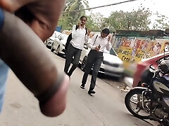flashing my boner at metro station