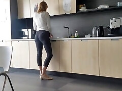 Russian bum at home