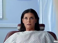 masked girly-girl nurse hardcore checkup