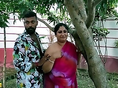 Indian Beautiful Maid Hot Sex At Open Garden!! Viral Intercourse